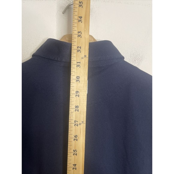 Footjoy FJ Mens S/S Polo Sz L Blue (Tree Logo) - Picture 7 of 8